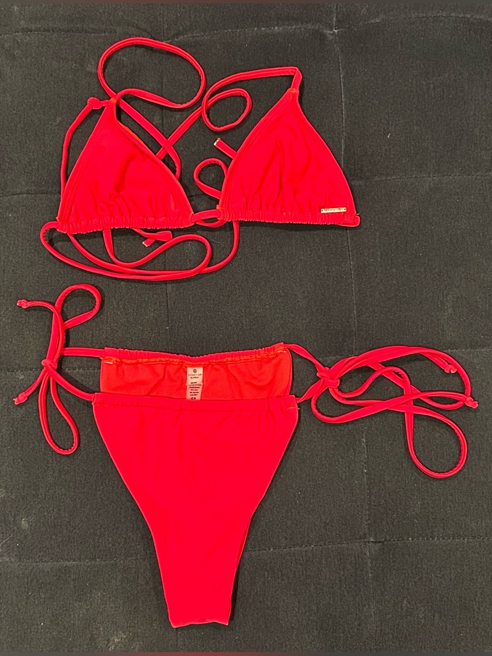 Skinnydip red bikini set